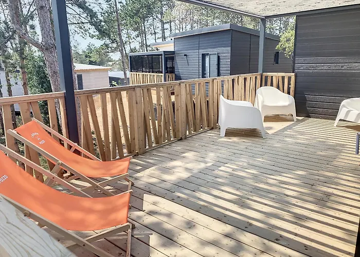 De Standing Pour 4 Pers., Piscine Couverte Et Chauffée, à Deux Pas De La Plage, Wi-fi Gratuit - Fr-1-361-515 Chalet